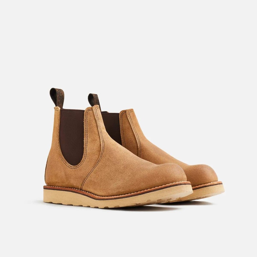 Red Wing Heritage Chelsea Boots Hawthorne Muleskinner Tan Suede 3192 Mens‎ 9D
